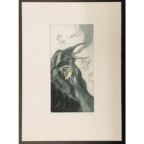 "HISTORY AND THE EARTH" BY MICHAEL ROBINSON (1948-2010) - ETCHING