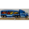 Image 2 : LOT OF 3 - 1981 BUDDY L TIN BIG BRUTE SOUND HAULER W/ CARS