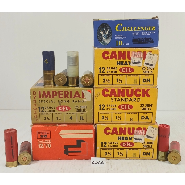 AMMO: 124X MIXED 12GA 2 3/4IN 