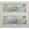 Image 2 : LOT OF 2 - 1979 CDN $5 BANKNOTES