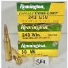 Image 1 : AMMO: 60X REMINGTON .243 WIN - 100 GR SP