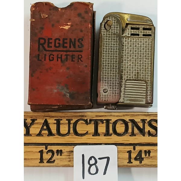 ART DECO REGENS SQUEEZE-ACTION LIGHTER - CIRCA 1940's