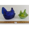 Image 2 : LOT OF 2 - NESTING HEN CANDY DISHES