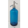 Image 1 : NEW YORK SELTZER WATER - COBALT BLUE ACID-ETCHED - SELTZER BOTTLE