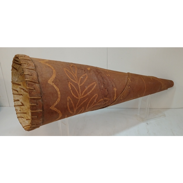 HANDCRAFTED INDIGENOUS BIRCH BARK MOOSE CALL