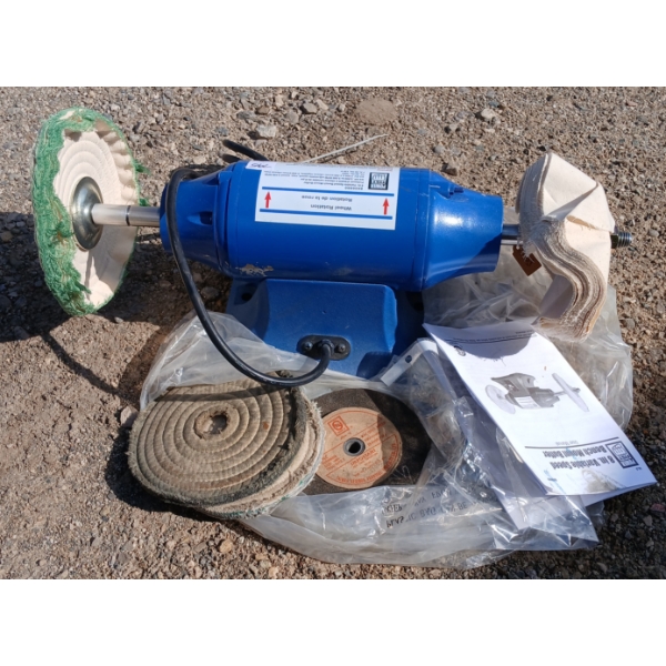 POWER FIST 8IN VARIABLE SPEED BENCH MOUNT BUFFER
