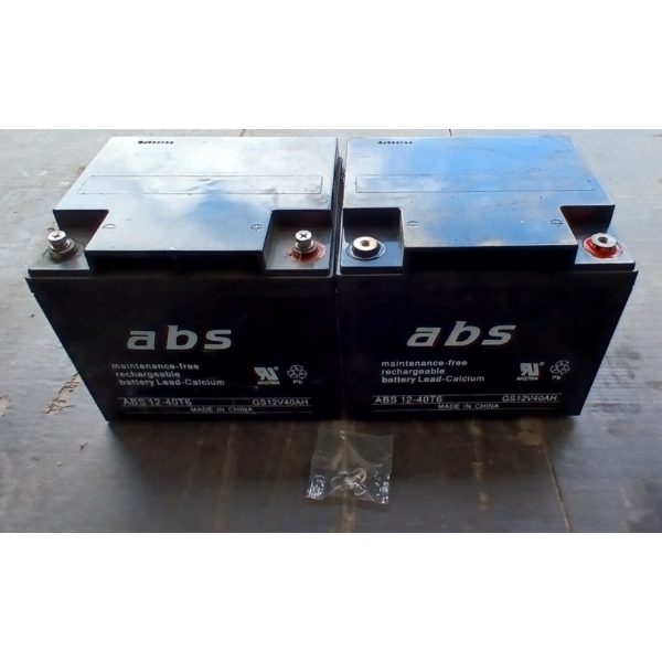 LOT OF 2 - 12V BATTERIES