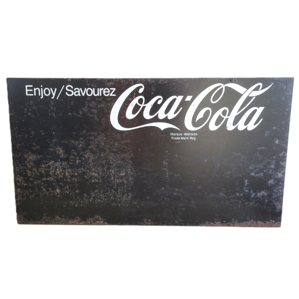 ENJOY / SAVOUREZ COCA-COLA METAL SIGN