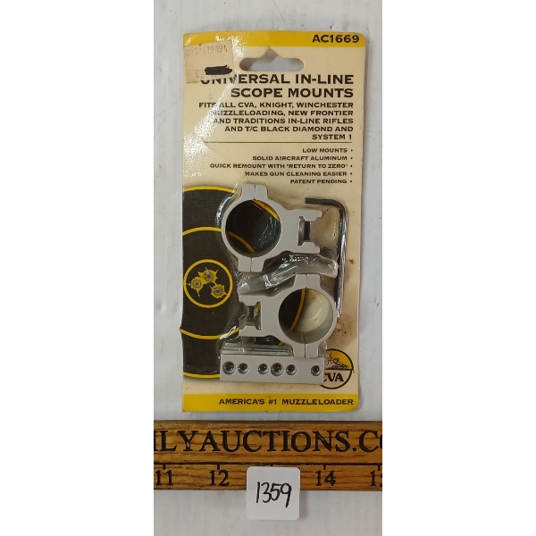 CVA UNIVERSAL IN-LINE SCOPE MOUNTS