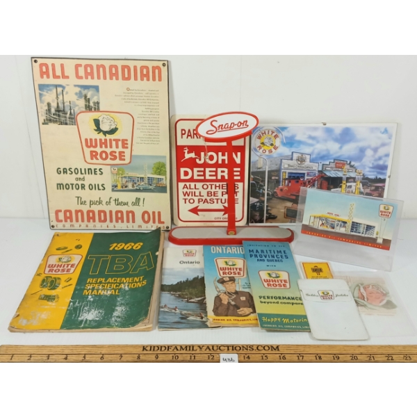 QTY OF WHITE ROSE PAPER EPHEMERA - INCL MANUAL, PAMPHLETS, ETC