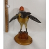 Image 3 : HAND CARVED FOLK ART BIRD W/ STAND 