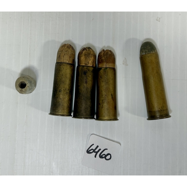 AMMO: 3X .57 SNIDER BIRDSHOT & 1X .577 SNIDER & 1X .57 CAL BULLET