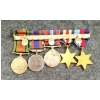 Image 2 : LOT OF 5 - WWII MEDALS W/ BAR - FRANCIS J. KNAGGS