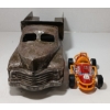 Image 3 : LOT OF 2 - BUDDY L PRESSED STEEL MOBILE ARTILLERY UNIT & PLASTIC RACE CAR