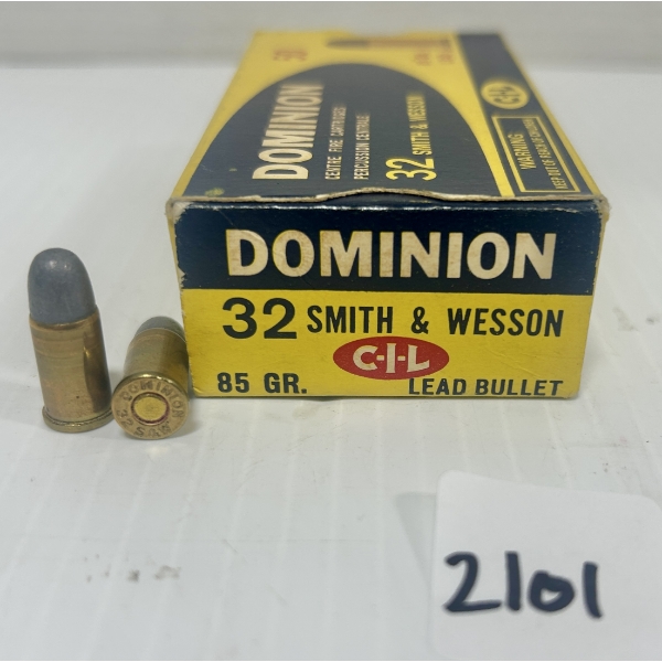 AMMO: 50X CIL .32 S&W - 85 GR LRN