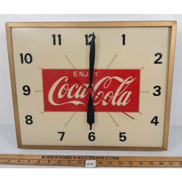 ENJOY COCA-COLA WALL CLOCK
