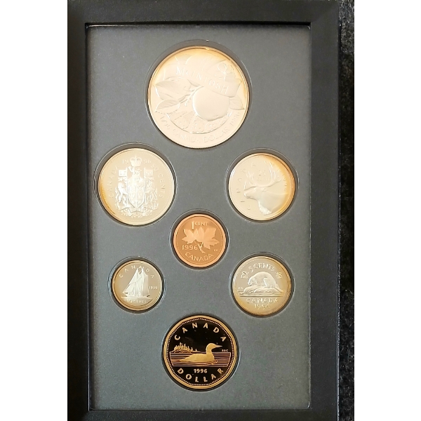 1996 RCM PROOF SET - ANN. OF DISCOVERY OF MCINTOSH APPLE