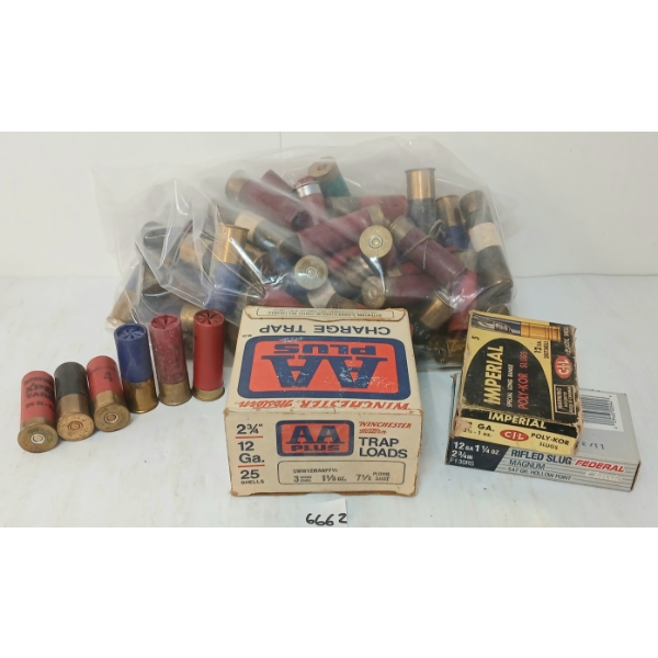 AMMO: APPROX 85X MIXED 12GA - 2-3/4IN