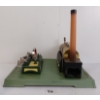 Image 4 : 1956 FLEISCHMANN TIN STEAM ENGINE MODEL W/ BOX