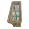 Image 2 : WICKER GLASS TOP DISPLAY CABINET 