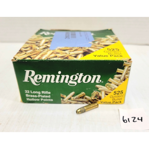 AMMO: 525X REMINGTON .22 LR 36 GR HP
