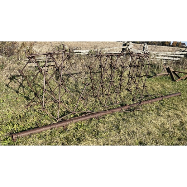 DIAMOND HARROWS - 6 SECTION - W / BAR