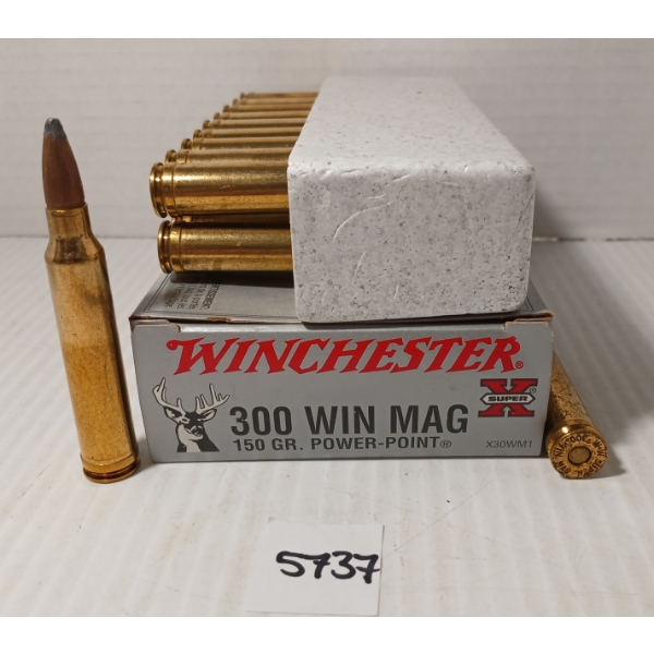 AMMO: 20X WINCHESTER SUPER X .300 WIN MAG - 150GR - PP