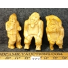 Image 3 : LOT OF 3 - INUIT MEN FIGURES - SIGNED - BONE 
