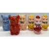 Image 1 : LOT OF 6 - PLASTIC PIGGY BANKS
