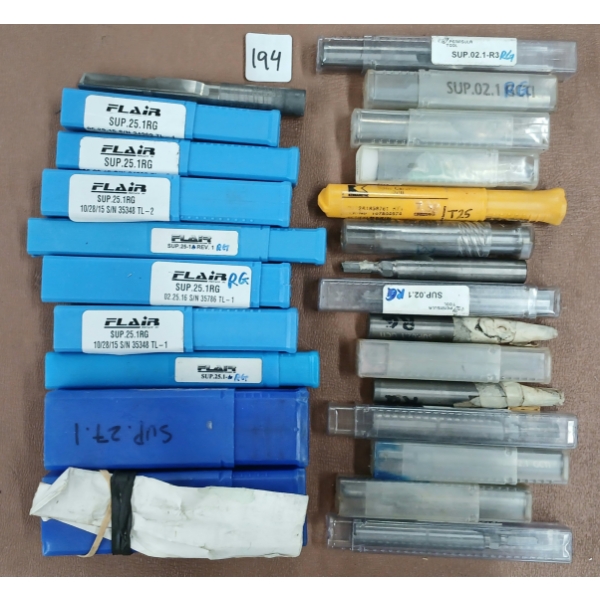 QTY OF FLAIR & PENINSULA CUTTING TOOLS