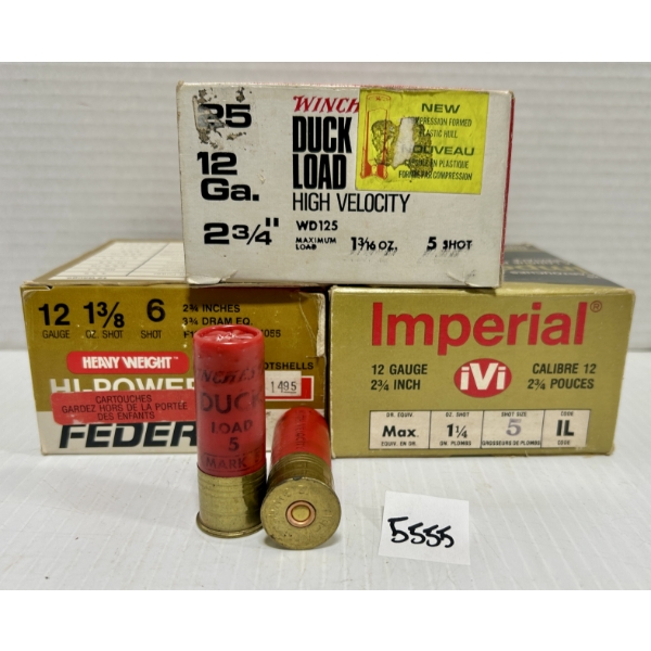 AMMO: 75X 12 GA 2-3/4IN NO5 & NO6
