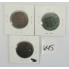 Image 2 : LOT OF 3 - U.S. LARGE PENNIES - INCL 1829 & 1847