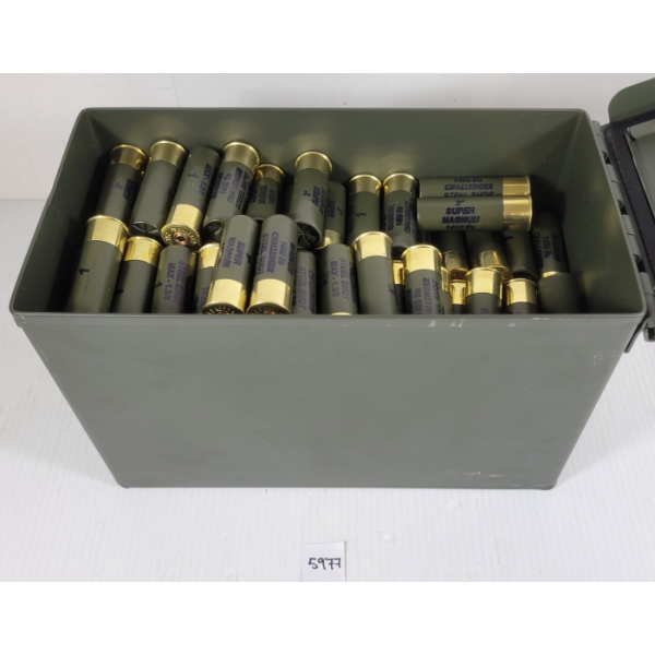 AMMO: QTY OF CHALLENGER SUPER MAG 12GA - 3IN - #1 STEEL SHOT 