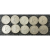 Image 2 : LOT OF 10 - 1963-1965 CDN 10 CENT COINS