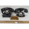 Image 3 : LOT OF 3 - NORTHERN ELECTRIC ROTARY PRINCESS TELEPHONES - PERPETUAL BRASS CALENDAR