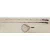 Image 2 : LOT OF 3 - SHAKESPEARE SC13A & DAIWA 54311X FISHING RODS & NET