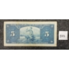 Image 2 : 1937 CDN $5 BANKNOTE
