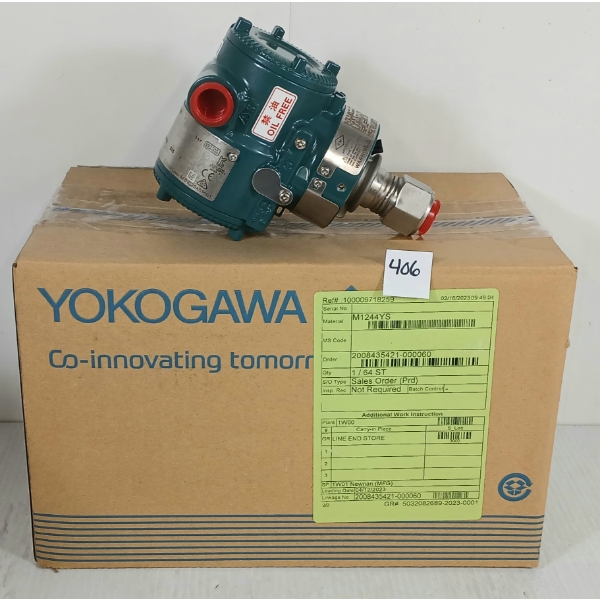 LOT OF 2 - YOKOGAWA GAUGE PRESSURE TRANSMITTER - AS NEW