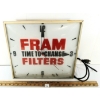 Image 1 : FRAM TIME TO CHANGE FILTERS LIGHT UP WALL CLOCK