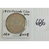 Image 1 : 1950 CDN SILVER DOLLAR COIN
