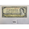 Image 1 : 1954 CDN $20 BANKNOTE