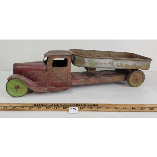 PRESSED STEEL DUMP TRUCK