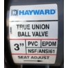 Image 4 : LOT OF 2 - HAYWARD 3IN PVC BALL VALVES