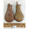 Image 3 : LOT OF 2 - MISC BRASS POWDER FLASKS