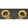 Image 4 : PAIR OF BALDWIN BRASS CANDLESTICK HOLDERS
