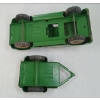 Image 8 : LOT OF 2 - TONKA PRESSED STEEL JOHN DEERE TRUCK & TRAILER