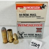 Image 1 : AMMO / BRASS: 27X LIVE & 4X BRASS WINCHESTER .44 REM MAG - 240 GR HP