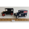 Image 1 : LOT OF 2 - DIECAST EATON CO. & BELL COIN BANK TRUCKS