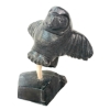 Image 1 : SNOWY OWL BY SIMON QINUAJUAK (PRS CDN ARTIST) - ANTLER & STONE 