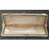 Image 7 : GOLDCO WHITE FLORAL BEADED CLUTCH